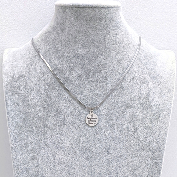 Christian Bible Verse Scripture Necklace - Picture 6 of 7